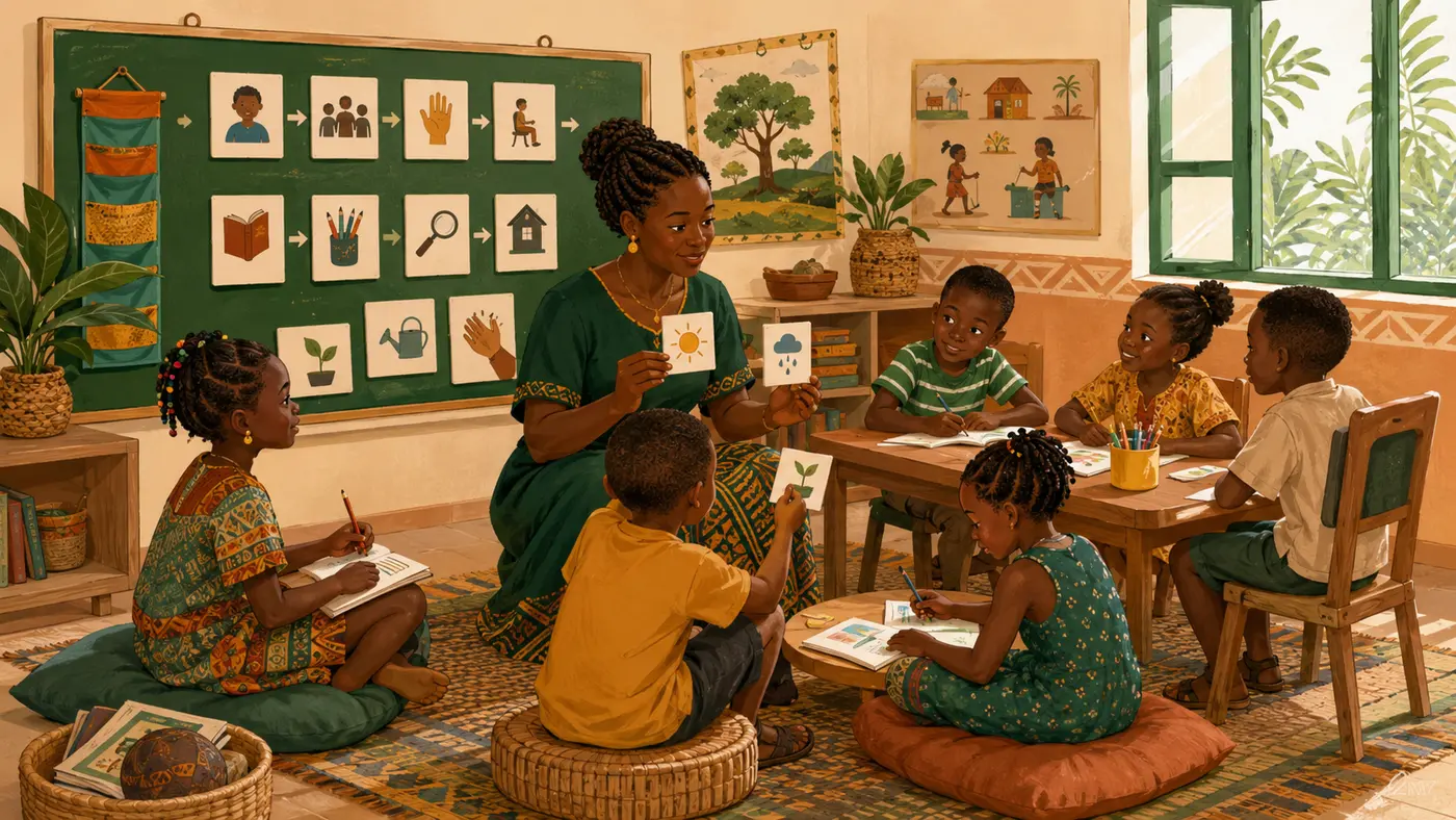 Inclusive Cameroon primary classroom where every learner can participate